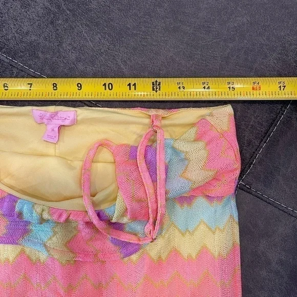 Lilly Pulitzer - Multicolor Zig Zag sleeveless Mini Dress Size Medium - Picture 14 of 15